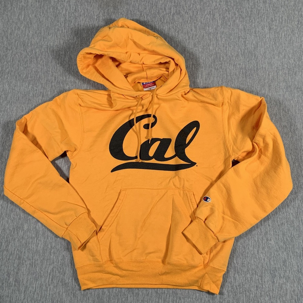 California‎ Golden Bears Pullover Hoodie Mens Small Gold NCAA College Champion